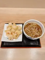 大粒海老のバラかき揚げそば（一ゆう）
