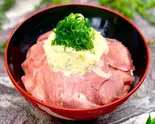 【人気No.2】ネギタン丼 Scallion and Beef Tongue Rice Bowl（個室焼肉 富士門 恵比寿）