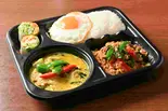 ガパオグリーンカレーwith生春巻きコンボ / Kra Prao Gaing Keaw Wan Gai with Popia Sod（SAWAN 銀座店）