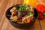 《20%OFF》和風醤油唐揚げ丼（オム玉唐揚げ丼 鶏爛漫 新深江店）