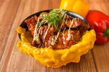 ヤンニョムオム玉唐揚げ丼（オム玉唐揚げ丼 鶏爛漫 新深江店）
