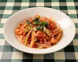 色々野菜とバジルのポモドーロスパゲティーニ（イタリアンカフェ レスタート(旧巣鴨レスト・レスト・レスト)）