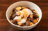 温玉にんにくハラミ丼（にんにくハラミ爆発丼 龍神 平安通店）