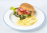 BIGバーガー BLT(ベーコン・レタス・トマト)セット（ホットクロス北堀江）