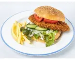 BIGバーガー ポークカツセット（ホットクロス北堀江）