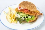 BIGバーガー ビーフカツセット（ホットクロス北堀江）