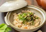 【健康的】おくら+鶏釜飯（健康応援食〜釜飯日和〜もぐら大正店）