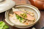 【相性抜群】鮭の塩焼き+とろろがけ鶏釜飯（健康応援食〜釜飯日和〜もぐら大正店）