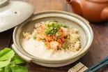 【ピリ辛】キムチ+とろろがけ鶏釜飯（健康応援食〜釜飯日和〜もぐら大正店）
