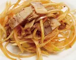 チャーシューとネギの豆板醬和え(関内餃子軒)