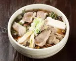 鴨きのこ山菜そば（手打ちそばさくらの定食屋 ブランチ月寒店）