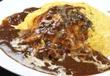 とろ～り玉子のオムライスハヤシソース 大盛（おきらく食堂 イセザキ店Okirakushokudou Isezakiten）