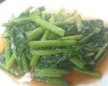 青菜炒め Green Vegetable Stir-Fry（中華料理ドラゴン）