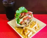 激辛チキンケバブセット Chicken Kebab Set Very Spicy Halal（キッチン ローズ）