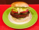 自家製ひき肉のハンバーガー Hamburger Halal（キッチン ローズ）