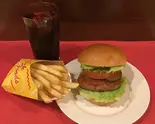 当店オリジナルラムバーガーセット Rumburger set Halal（キッチン ローズ）