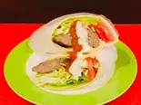 スパイシーログメケバブラップ Spicy login kebab wrap roll Halal（キッチン ローズ）