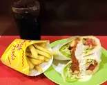 スパイシーチキンケバブラップロールセット Spicy chicken kebab wrap roll set Halal（キッチン ローズ）