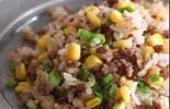 牛肉バターコーン炒飯（中華料理 三幸苑）
