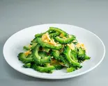 ゴーヤ玉子炒め Fried bitter gourd egg（大盛華）