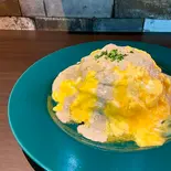 ふわとろオムライス〜マッシュルームクリーム〜（【昔ながらのオムライスとナポリタン】隠れ家洋食の店ぴかぴかぶー）