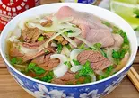 PHO BO TAI&CHIN/ BEEF PHO WITH EYE ROUND STEAK&WELL DONE BRISKET/牛肉のフォー(ベットコック 横浜 VIETCOOK YOKOHAMA)