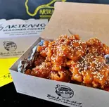 ありらん辛ヤンニョムチキン(300g)【정말매운양념치킨】 Spicy Yangnyeom Chicken (7個) season taste（ありらんホットドッグ鶴橋店）