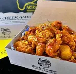 タッカンジョン韓国式チキン炒め【中】(300g) Korean Chicken【닭강정】（ありらんホットドッグ鶴橋店）