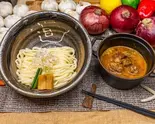 もつカレーつけ麺（ラーメン ほそ道 京橋店）