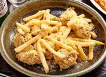ポテトチーズチキン(一羽)+大根チキン厶＆コーラorサイダ Potato Cheese Chicken (Whole)（昼耕夜鶏）