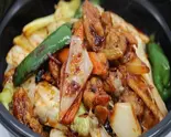 【27】ホイコーロー丼（健康家庭料理 嘗楽）