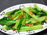 干しエビと青菜炒め（楊福記 中華厨房）