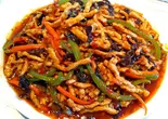 豚肉の豆板醤炒め（逸品楼）