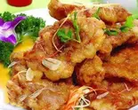 揚げ豚肉の甘酢あんかけ (锅包肉)（楊福記 中華厨房）