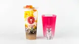 人工甘味料なし！クラウンポメいりマンゴーミルク芒果西米牛奶Sago Pearl Mango Milk（アルパカ茶屋 池袋本店）