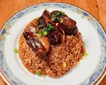 角煮チャーハン Stewed Pork Fried Rice（龍香居）