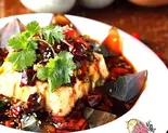 パクチーと皮蛋豆腐サラダ（龍香居）