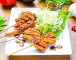 串カツ盛り合わせ4本 Skewered Cutlet Assorted Platter (4 Pieces)（大衆酒場あーる＆あーる）