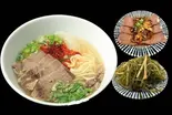 店頭人気No.1！蘭州得々セット(蘭州牛肉麺+うまダレ牛肉+昆布サラダ)（国壱麺 中国蘭州牛肉ラーメン 関内店）