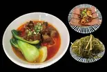 人気！ピリ辛！紅焼得々セット(紅焼牛肉麺+うまダレ牛肉+昆布サラダ)（国壱麺 中国蘭州牛肉ラーメン 関内店）