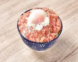 相性が抜群です！温玉ねぎとろ丼 ontama negitoro don（本気のねぎとろ市場 鬼塚 鶴見店）