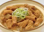 【こだわりの一品】国産豚のモツ煮 Stewed domestic pork offal（本気のねぎとろ市場 鬼塚 鶴見店）