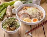 男気そば+チャ-シュ丼セット（つけ麺中華そば 節 本八幡店）
