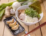 節そば+餃子セット(3個)（つけ麺中華そば 節 本八幡店）