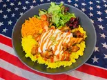【New York】チキンオーバーライス(もも) Chicken Over Rice (Thigh)(オーバーライス専門店 Glyph Like Hoom is.)