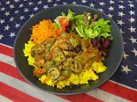 【San Diego】チキンオーバーライス(むね) Chicken Over Rice (Beast)(オーバーライス専門店 Glyph Like Hoom is.)