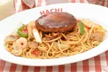 ハンバーグジャポリタン（【洋食】レストランHACHI一番町店 since1979<ナポリタン/オムライス>）
