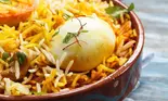 Egg biryani 卵のビリヤニ（DELHI'S CAFE）