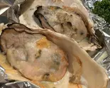 牡蠣のオーブン焼き(ブルーチーズ)1個（牡蠣バルITALY）
