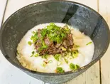 【自家製】牛すじ煮込み出汁とろろ丼【homemade】Stewed beef tendon tororo bowl(出汁とろろ丼本舗〜ねばとろ次郎丸〜大正店)